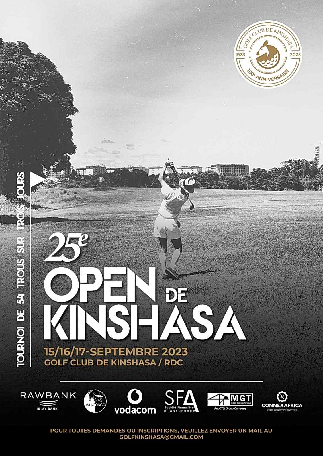 Fin du XXVè Kinshasa Golf Open